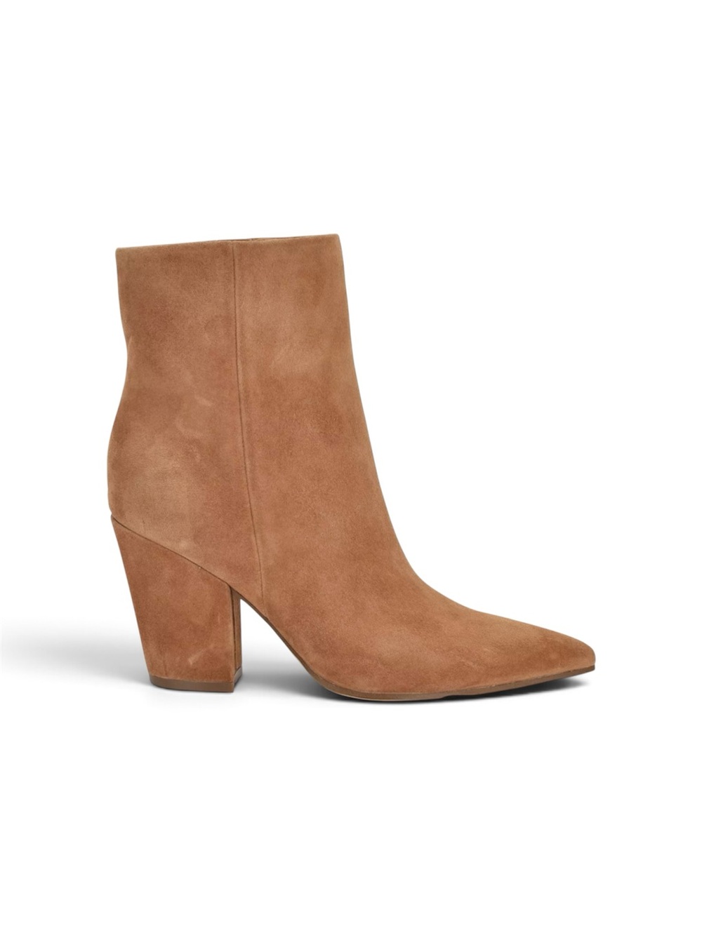 Nine West Ariza Women's Block Heel Ankle Boots Leather Suede  8 New